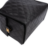 Chanel 25 Caviar Leather CC Drawstring Shoulder Bag