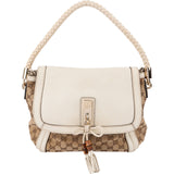 Gucci Monogram GG Canvas Bella Flap Shoulder Bag