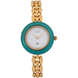 Gucci Gold Tone Change Bezel 11/12.2 Chain Woman Watch