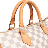 Louis Vuitton Monogram Damier Azur Speedy 30 Handbag