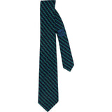 Hermès Geometric Print Pattern Silk Tie Krawatte