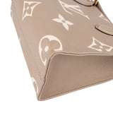 Louis Vuitton Leather Monogram Empreinte Bicolor OnTheGo PM Handbag