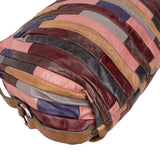 Miu Miu Leather Multicolor Patchwork Hobo Handbag