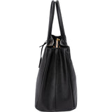 Prada Black Saffiano Leather Galleria Handbag