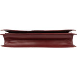 Cartier Bordeaux Leather Clutch Bag