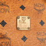 MCM Monogram Visetos Small Boston Handbag