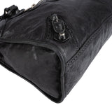 Balenciaga Black Leather City Handbag