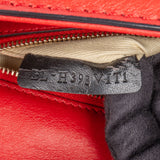 Valentino Garavani Leather Red Leather Rockstud Glam Lock Shoulder Crossbody Bag