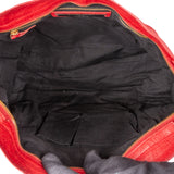 Balenciaga Red Leather City Handbag