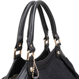 Gucci Black Monogram GG Canvas Sukey Handbag