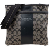 Coach Monogram Signature Stripe Tote Shoulder Bag