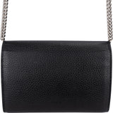 Gucci Grained Leather Dionysus Crystal Super Mini Crossbody Bag
