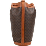 Celine Macadam Canvas Bucket Crossbody Bag