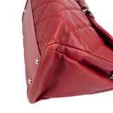 Chanel Quilted Lambskin Diamond Stitch Hampton Flap Jumbo Flap Crossbody Bag