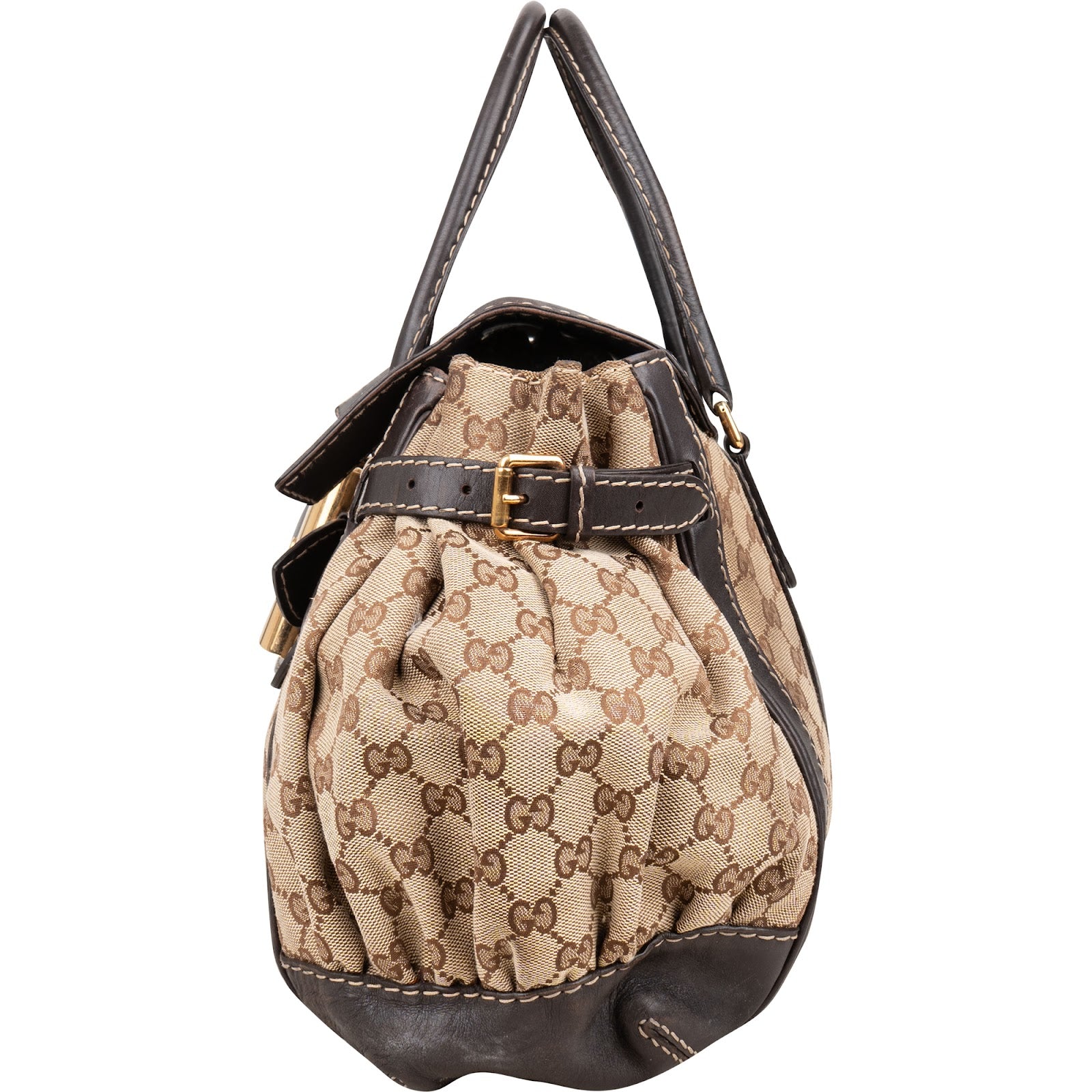 Gucci GG Monogram Hysteria Top Handle Handbag - vintageandkickz