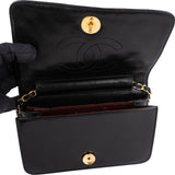 Chanel Quilted Lambskin 24K Gold Single Flap Shoulder Bag