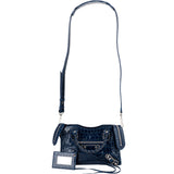 Balenciaga Croc-Embossed Leather Neo Cagole City Handbag