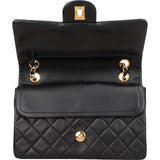 Chanel Quilted Lambskin 24K Small Double Flap Shoulder Bag