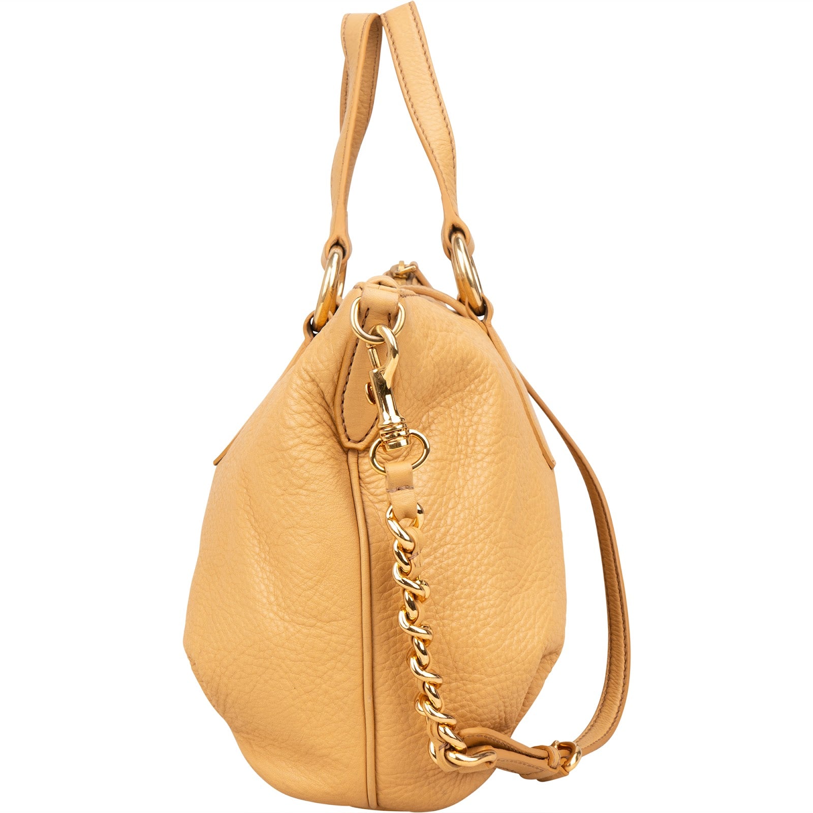 Miu Miu Vitello Daino Leather Satchel Handbag - vintageandkickz