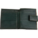 Gucci Monogram GG Canvas Metal Bar Bifold Wallet