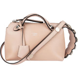 Fendi By The Way Mini Crystal Applique Calfskin Leather Crossbody Bag