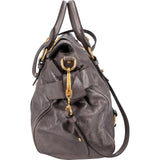 Miu Miu Vitello Lux Bow City Satchel Handbag