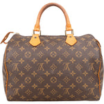 Louis Vuitton Monogram Canvas Speedy 30 Handbag - vintageandkickz