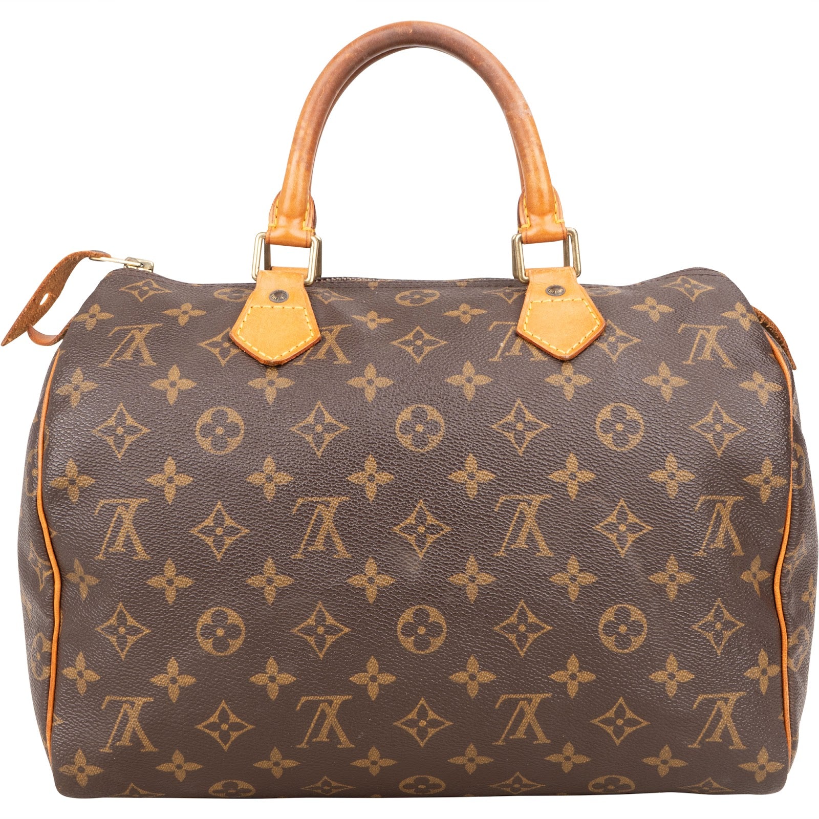 Louis Vuitton Monogram Canvas Speedy 30 Handbag - vintageandkickz