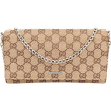 Gucci Monogram GG Canvas Small Pochette Accessoires Chain Crossbody Bag