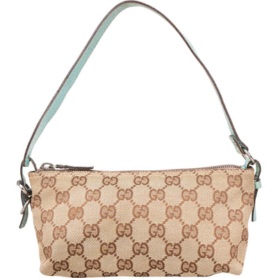 Gucci Monogram GG Boat Pochette Handbag