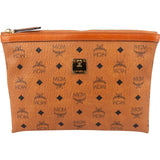 MCM Monogram Heritage Visetos Clutch