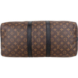 Louis Vuitton Monogram Macassar Keepall 45 Bandoulière Travel Bag