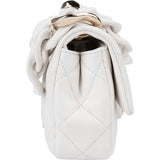 Chanel Quilted Caviar Leather Chunky Chain Rectangular Single Flap Shoulder Bag