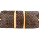 Louis Vuitton Monogram Canvas Keepall 55 Bandoulière Travel Bag