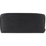 Louis Vuitton Noir Epi Leather Clemence Wallet