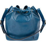 Louis Vuitton Blue Epi Leather Sac Noé Petit Shoulder Bag