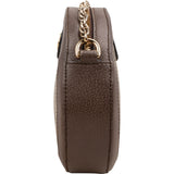 Gucci Supreme Monogram Ophidia GG Mini Round Crossbody Bag