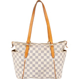 Louis Vuitton Monogram Damier Azur Canvas Totally PM Shoulder Bag