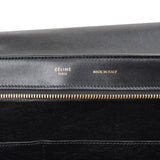Céline Grained & Smooth Calfskin Tricolor Trapeze Handbag