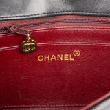 Chanel Quilted Lambskin Diana 24K Gold Diana Single Flap Crossbody Bag