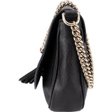 Gucci Black Leather Soho Chain Crossbody Bag