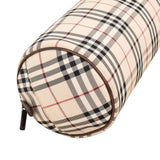 Burberry Nova-Check Monogram Bowling Handbag