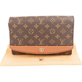 Louis Vuitton Monogram Canvas Pochette Bordeaux Clutch Bag