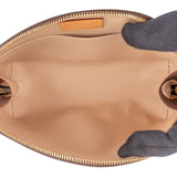 Louis Vuitton Monogram Canvas Trousse Demi-Ronde Pouch