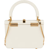 Gucci White Plexiglass Sylvie 1969 Mini Top Handle Handbag