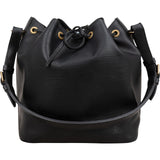 Louis Vuitton Noir Epi Leather Sac Noé Petit Shoulder Bag