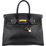 Hermès Ardennes Leather Birkin 35 Handbag