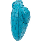 Bottega Veneta Blue Intrecciato Leather Mini Jodie Handbag