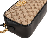 Gucci Monogram GG Canvas Marmont Medium Camera Crossbody Bag
