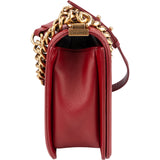 Chanel Quilted Lambskin Boy New Medium Single Flap Crossbody Bag